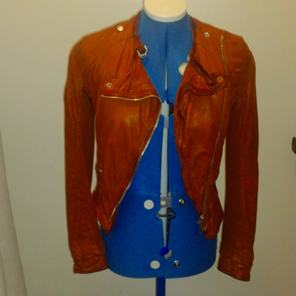 Karen Millen Soft Genuine Leather Moto Jacket🎯Firm on price 🎯